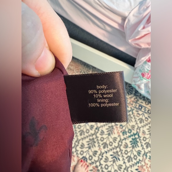 The Limited Red Wool Blend Suit (jacket and skirt) - Picture 7 of 9